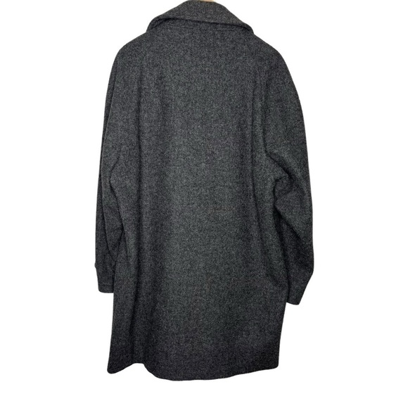 Pendleton Gray wool trench coat Sz 46 - Picture 2 of 8